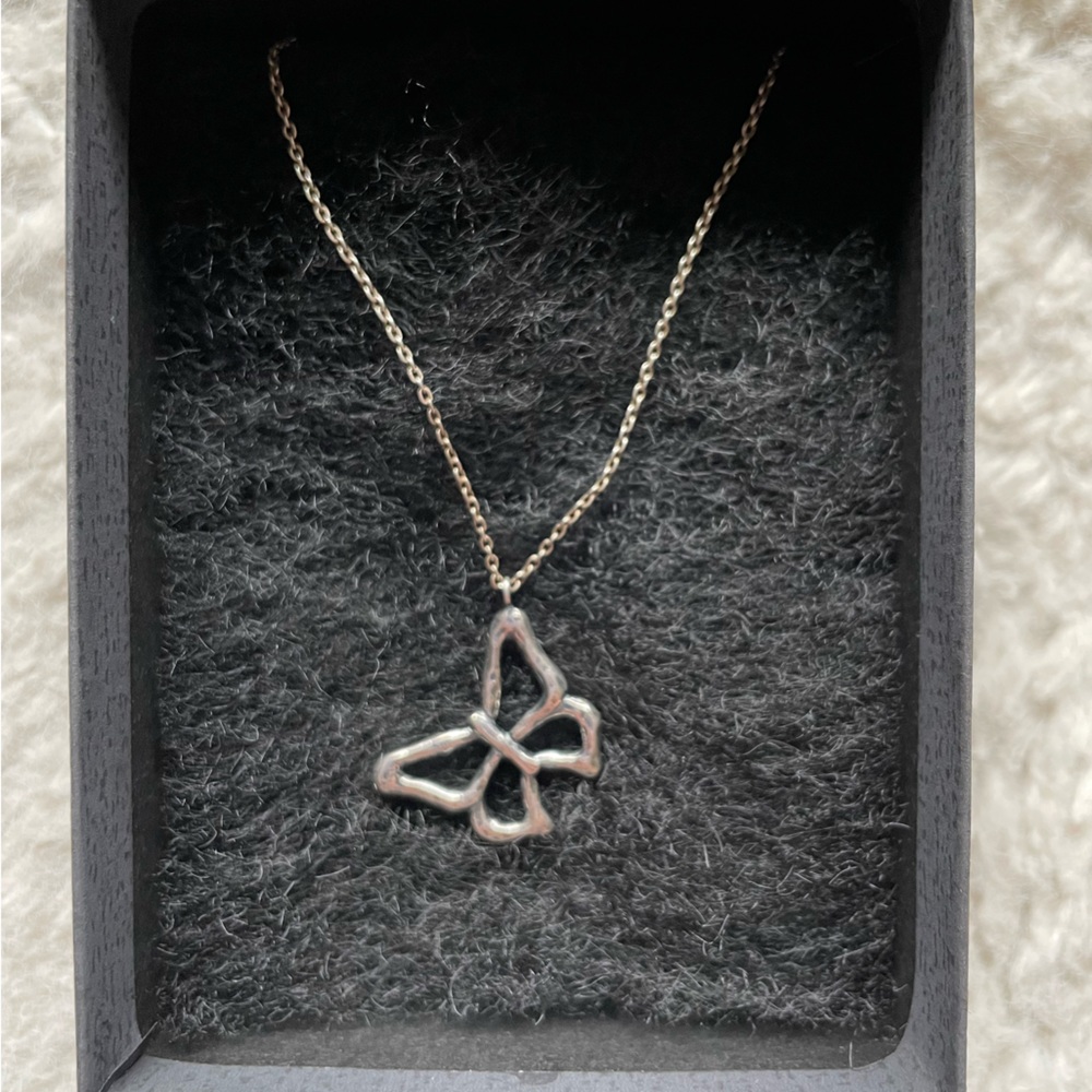 Silver Butterfly Pendant